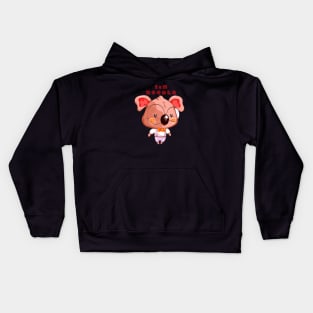 Cute Koala Cartoon Clothing Kids Hoodie